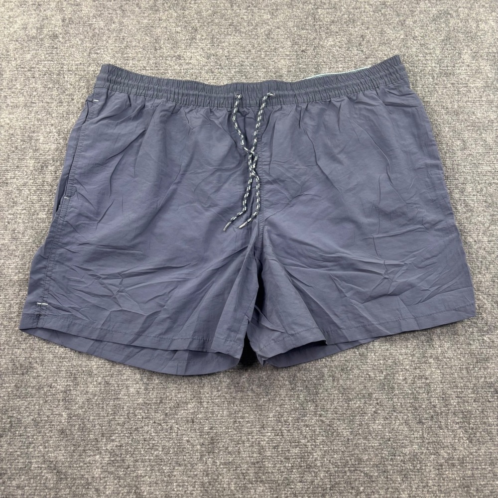 Goodfellow & Co Swim Trunks XXL Gray Nylon Mesh Lined Board Shorts Mens